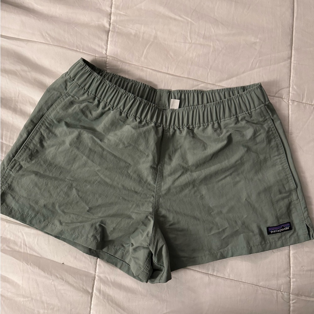 Patagonia Barely Baggies Green Shorts